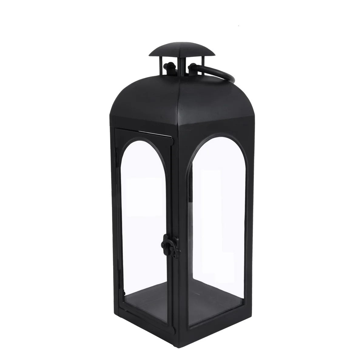 16" Decorative Black Metal Lantern LED Candle Fairy Lights, Personalized