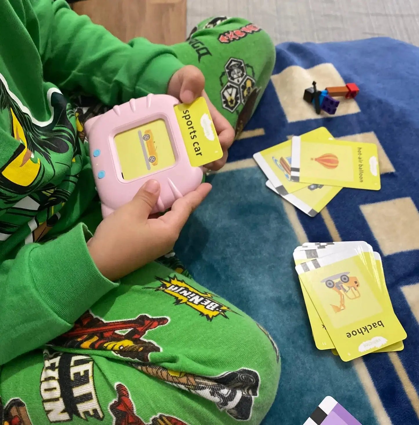 112 Audible Flashcards Blue and Pink Boys/Girls