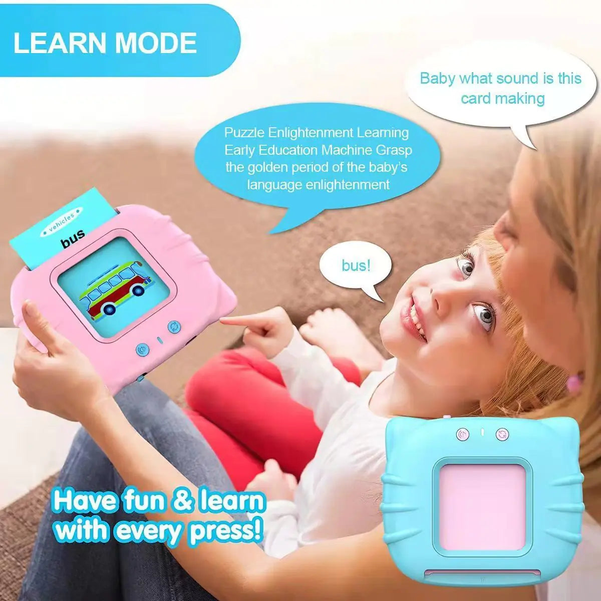Children's Enlightening Early LearningEducation Smart Pure English Card