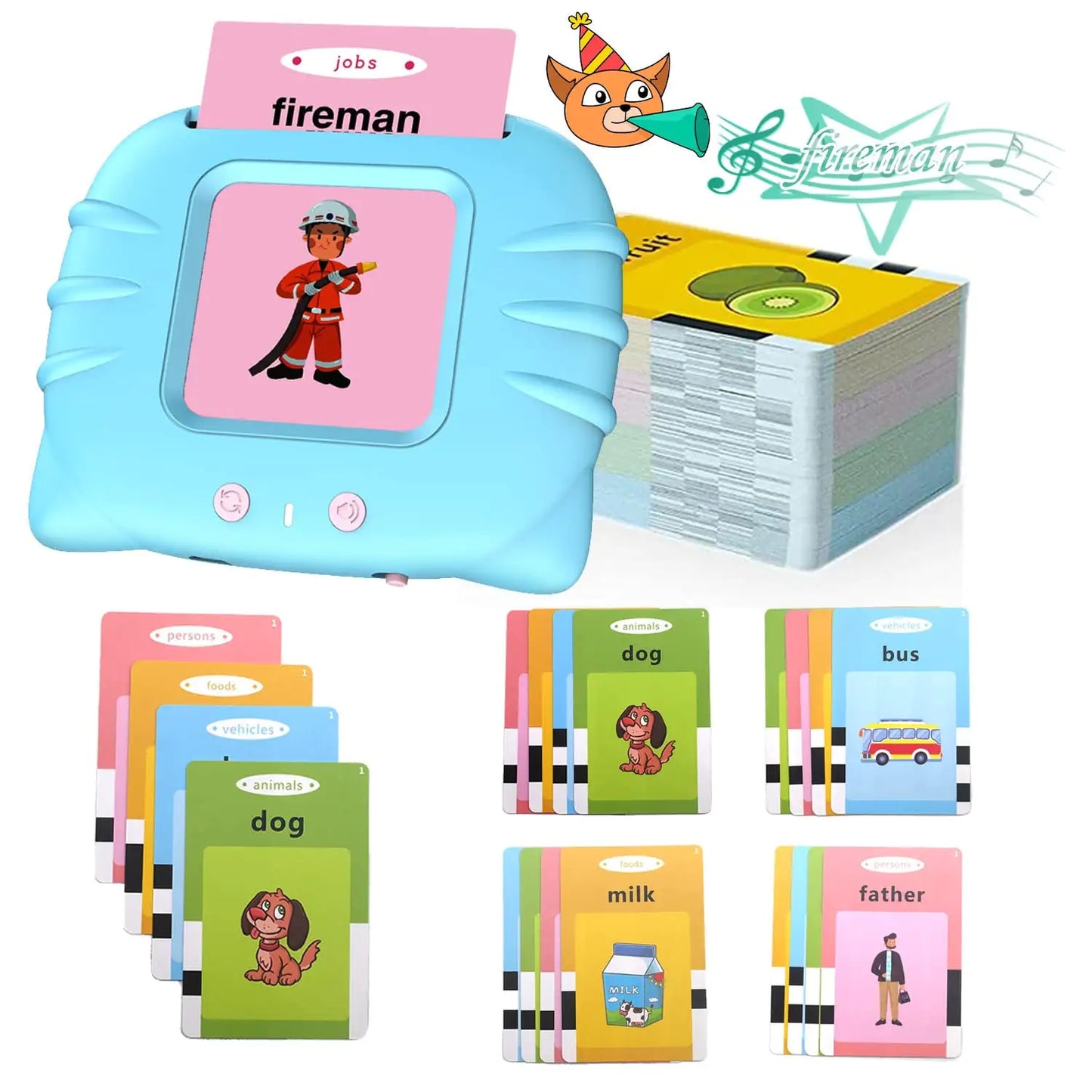 Children's Enlightening Early LearningEducation Smart Pure English Card