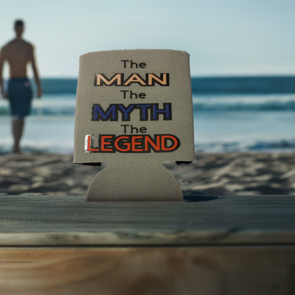 4pk Men Foam Can Cooler