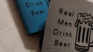 4pk Men Foam Can Cooler