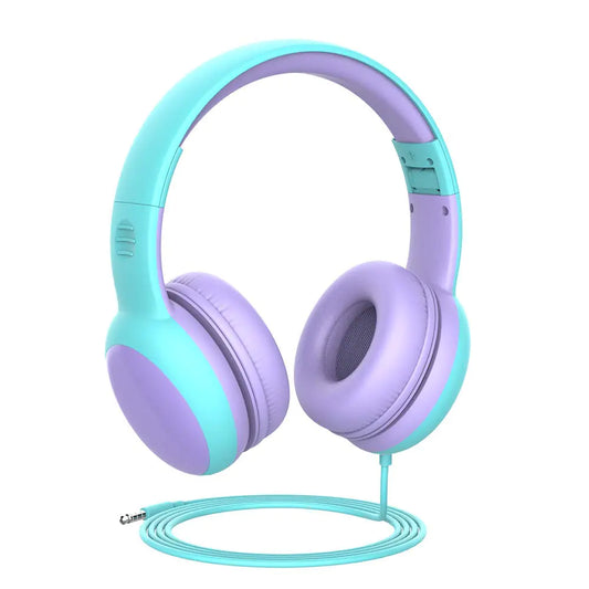 Gorsun Kids Headphones with Limited Volume for Boys and Girls Wired Headset