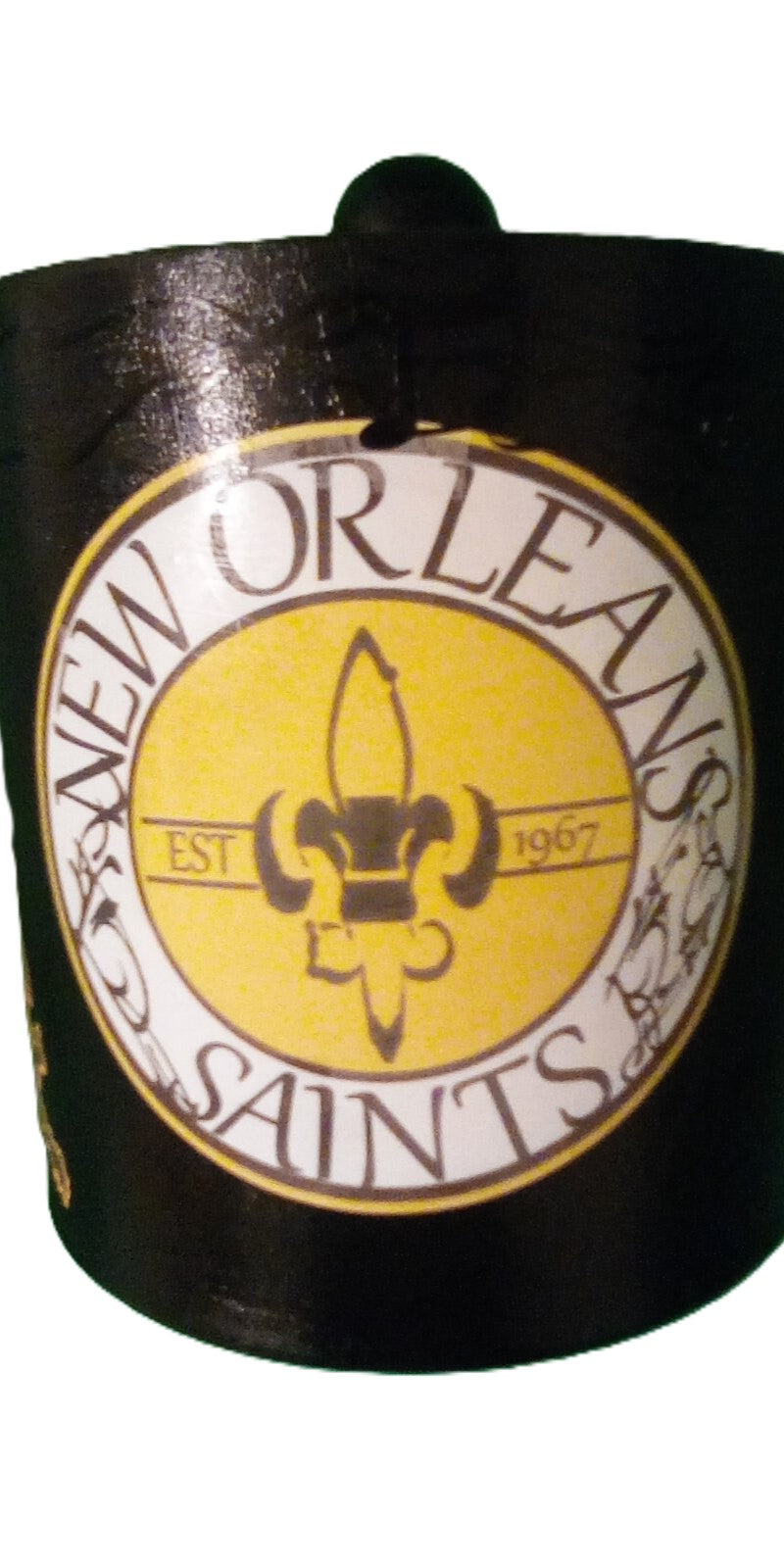 Personalized New Orleans Saints Vinyl Ice Bucket Logo "Louisiana Pride, Louisiana Strong"