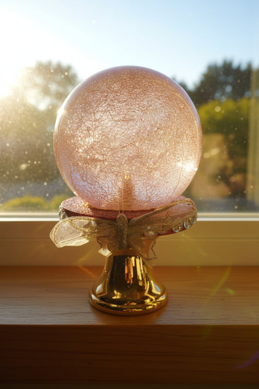 Beautifully Crafted Mother's Day, Birthday, Valentine Day Embellished Globe