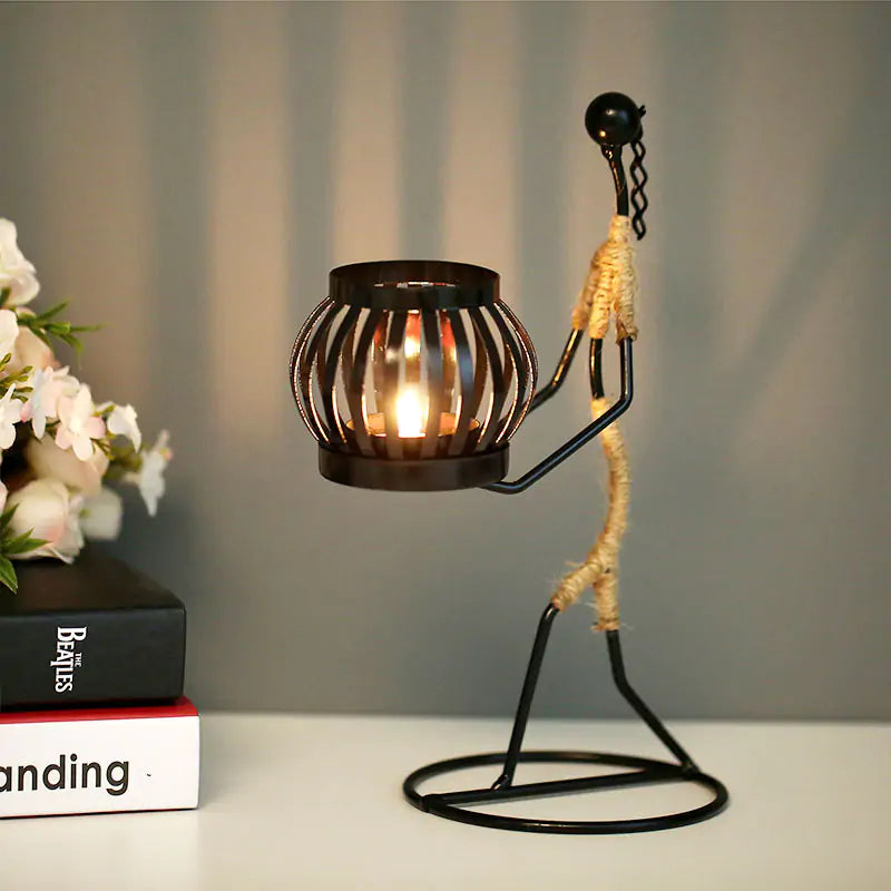 Nordic-Inspired Lantern Shape Candlestick for Any Occasion