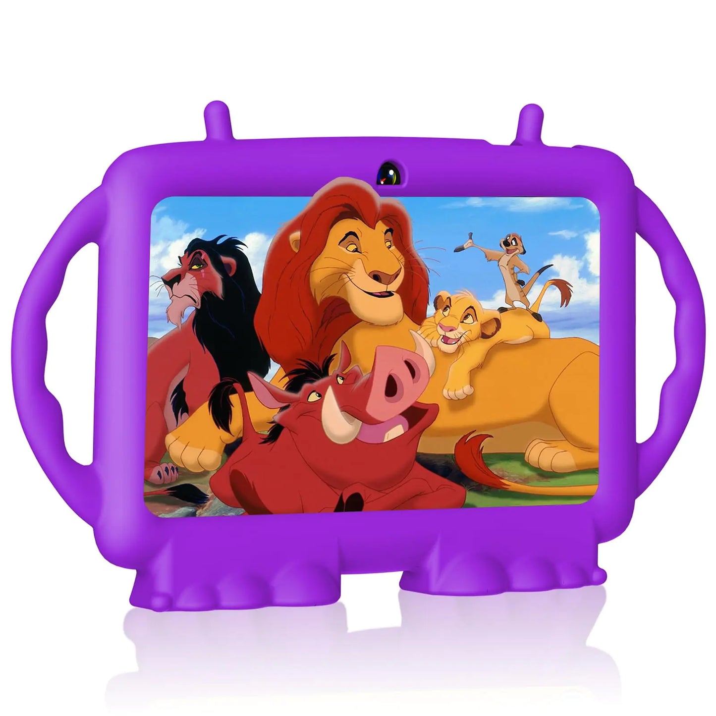 Kids Tablet 7 inch Tablet for Kids 6GB RAM 32GB ROM Android 13 Toddler Tablet with GMS WiFi Bluetooth Parental Control Dual Camera Shockproof Case Kids App Pre-Installed (Purple)