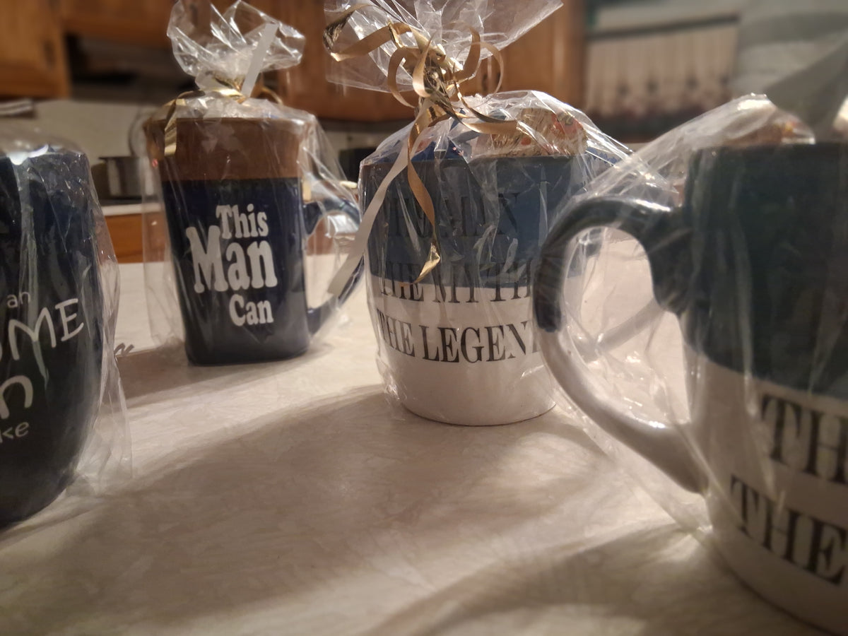 Men's Cups with Shot Glass and Candy