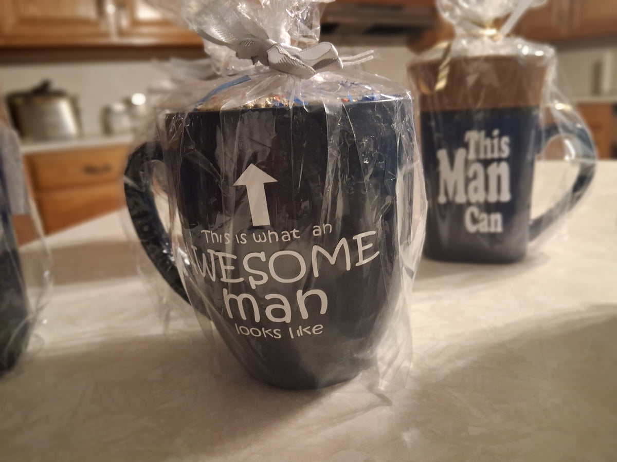 Men's Cups with Shot Glass and Candy