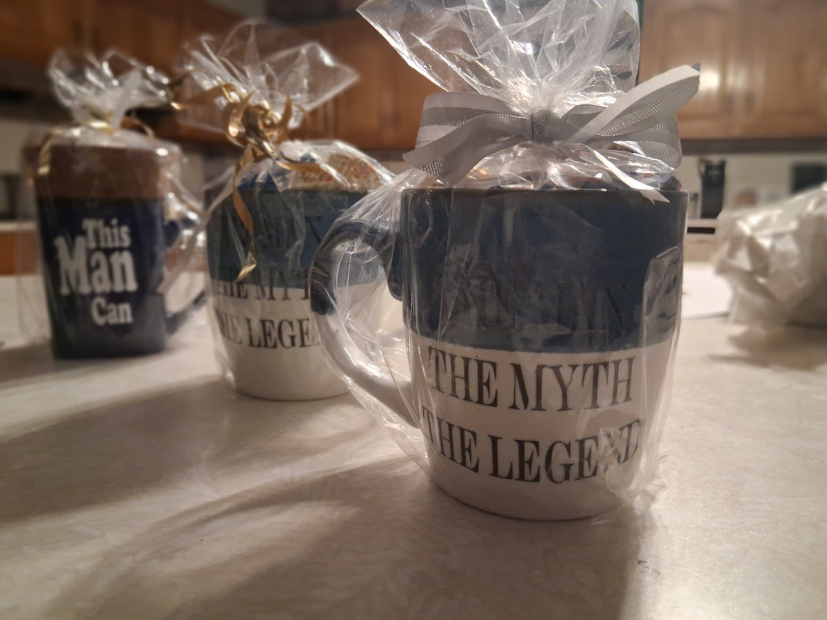 Men's Cups with Shot Glass and Candy
