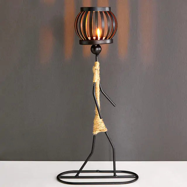 Nordic-Inspired Lantern Shape Candlestick for Any Occasion